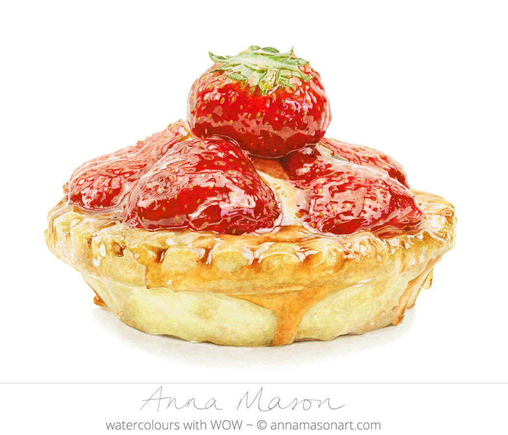 Anna Mason shiny Strawberry Tart
