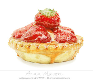 Anna Mason shiny Strawberry Tart